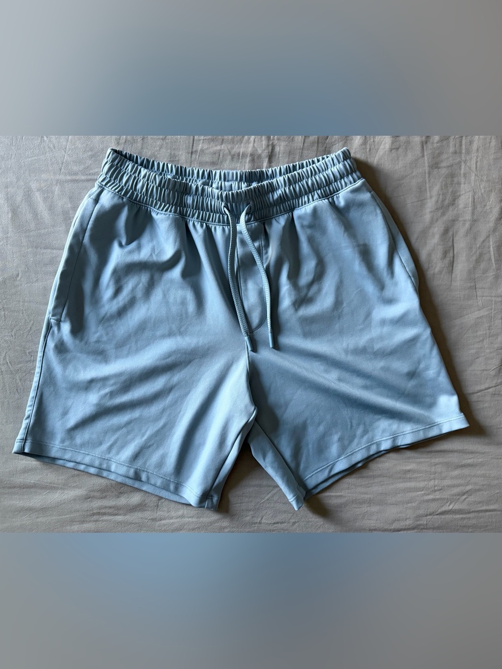 Under Armour Light Blue Athletic Drawcord Shorts